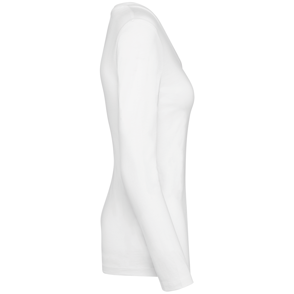 PK303 - Supima® dames-T-shirt ronde hals lange mouwen