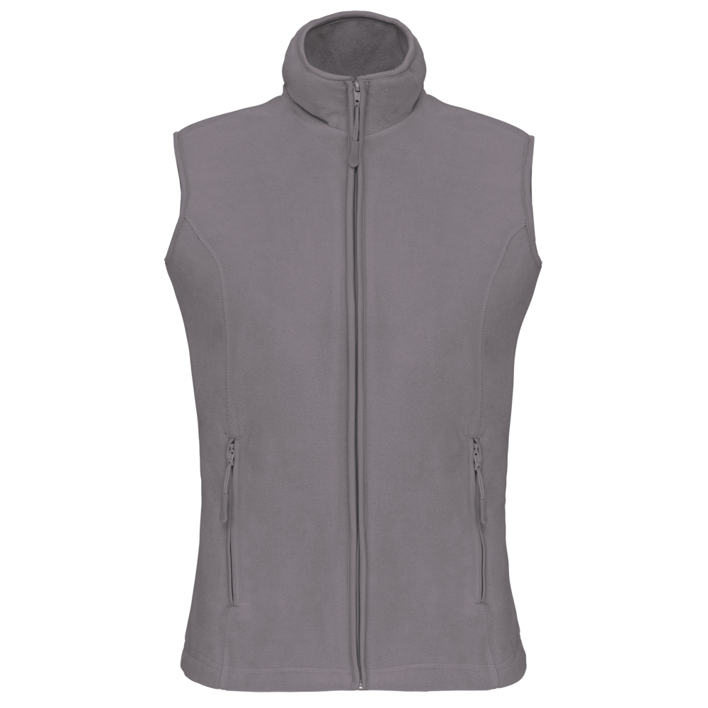 - Bodywarmer van microfleece dames - Convoy Grey