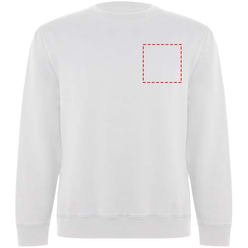 Batian biologisch katoenen uniseks sweater met ronde hals