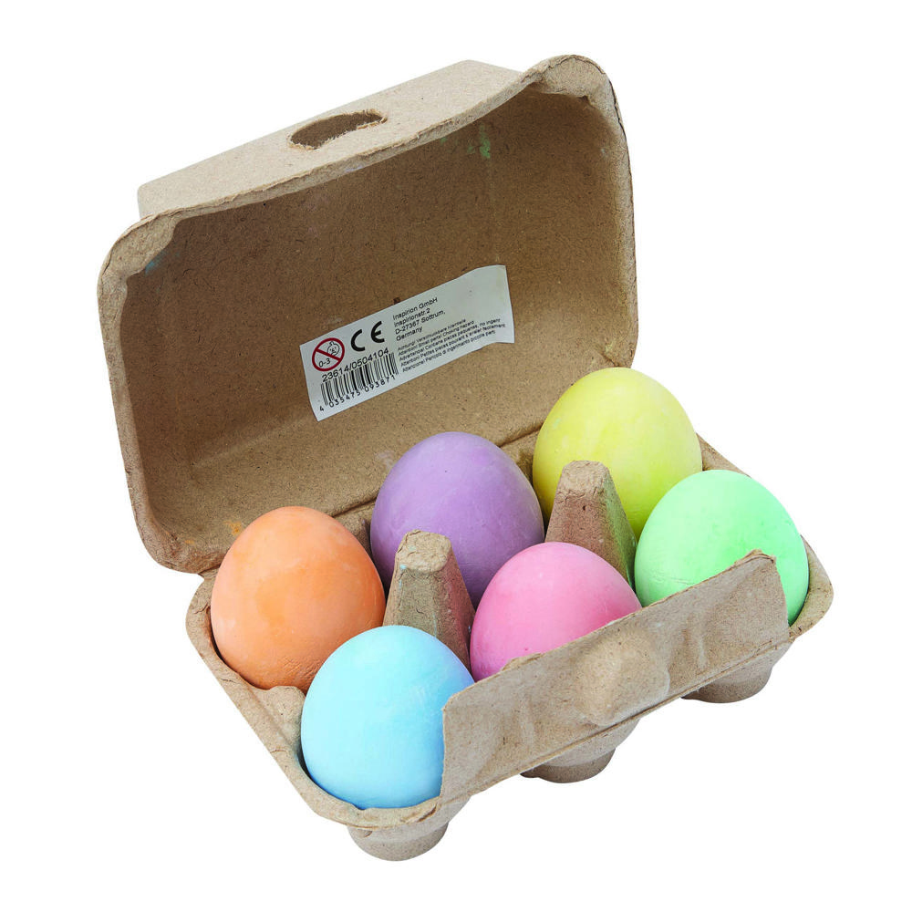 FUNNY EGGS - Stoepkrijtset