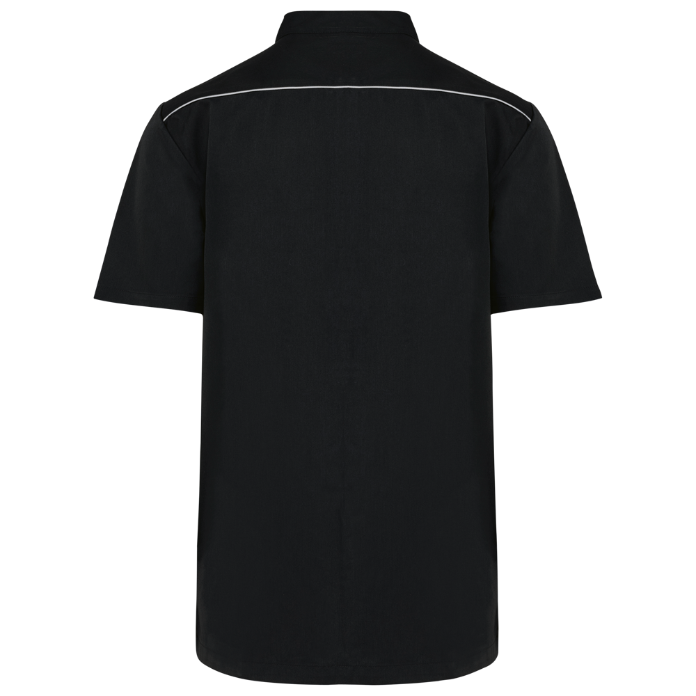 WK505C - Herenoverhemd in polykatoen met drukknopen