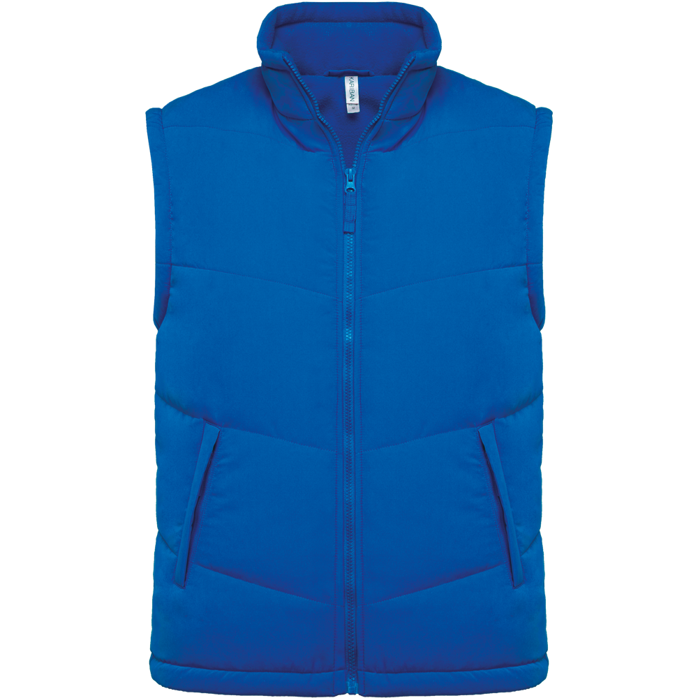 K6118 - Met fleece gevoerde bodywarmer - Light Royal Blue
