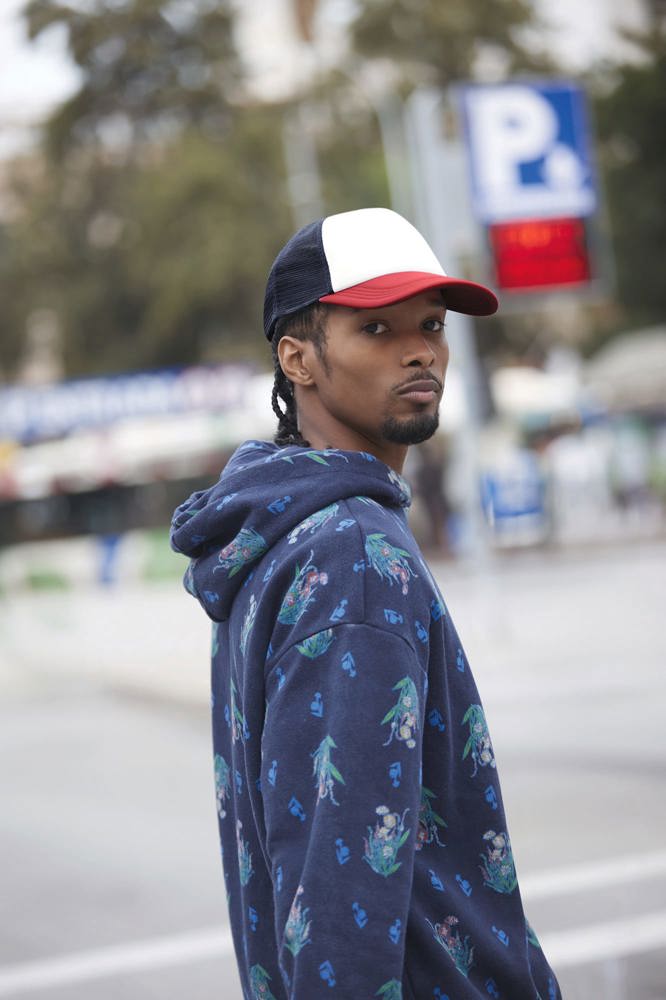 B639 - Multicolour 5-panel trucker pet