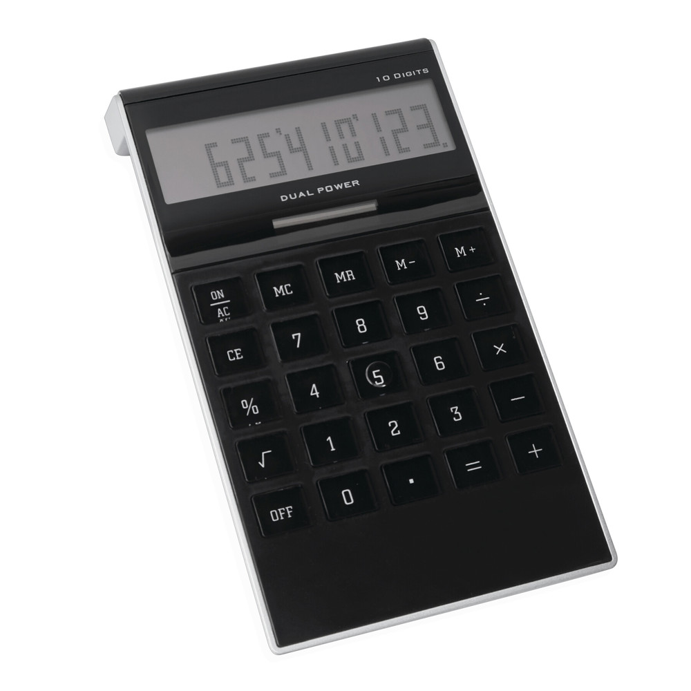 Dotty Matrix - Elegant vormgegeven dual-power calculator