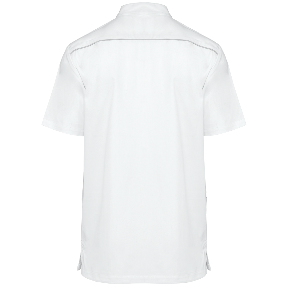 WK505 - Herenoverhemd in polykatoen met drukknopen