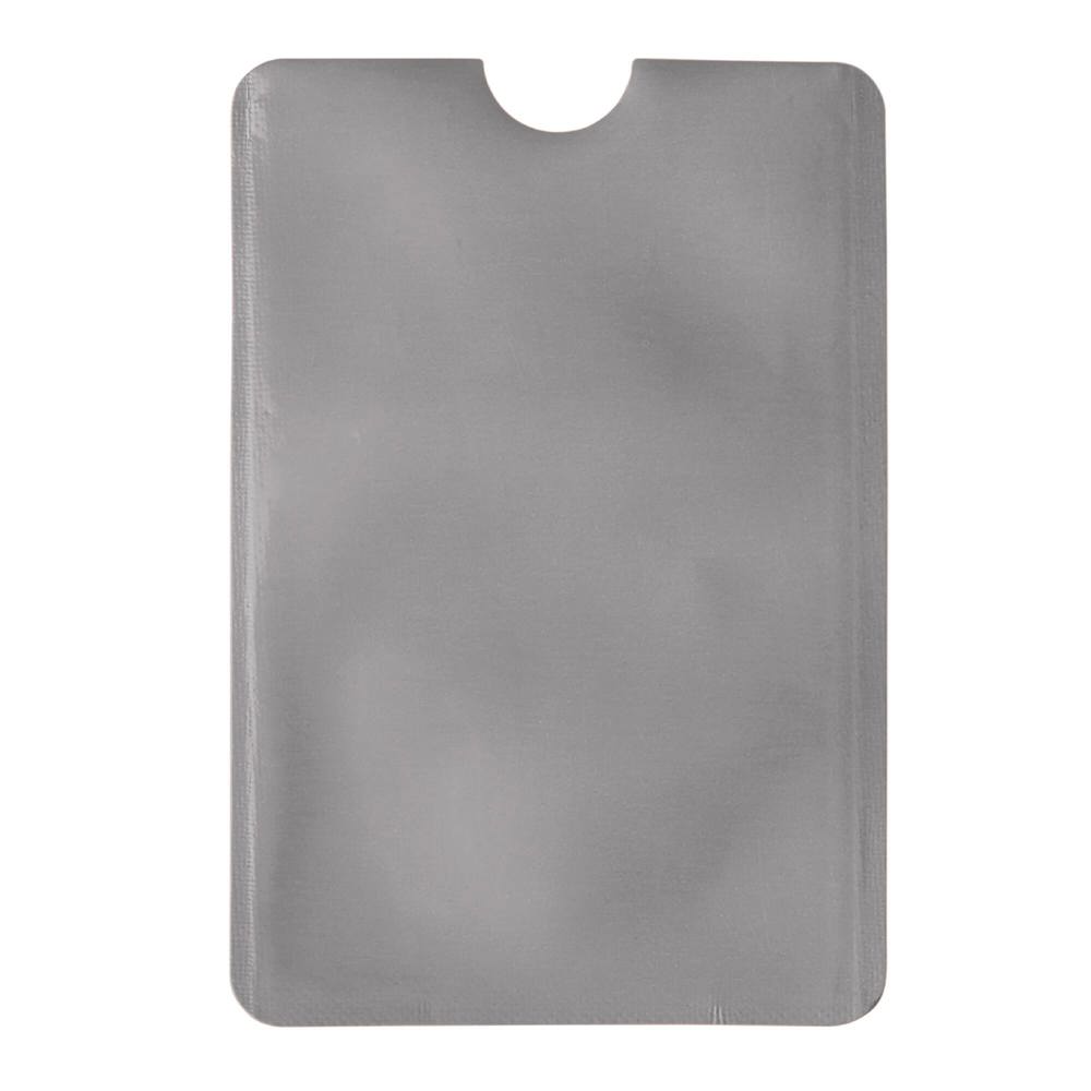 Kaarthouder soft anti-skimming - zilver
