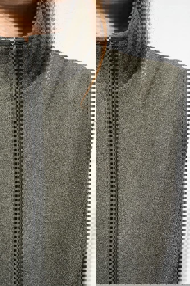 K906 - Bodywarmer van microfleece dames