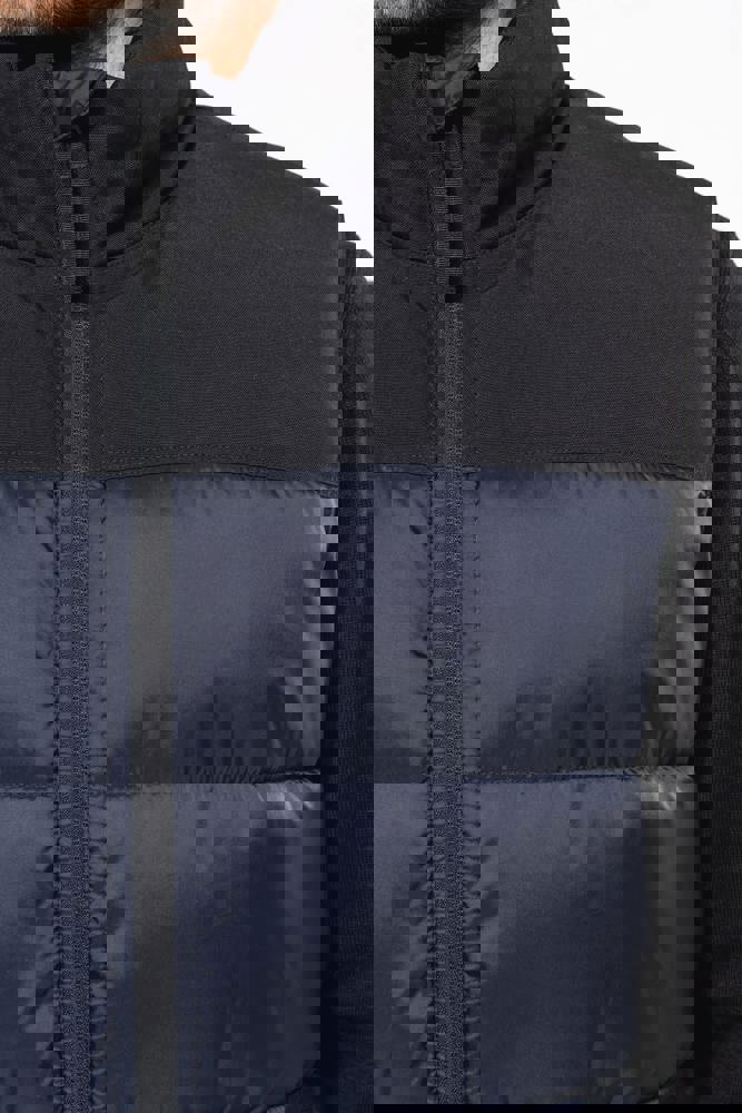 K6162 - Tweekleurige gewatteerde bodywarmer uniseks