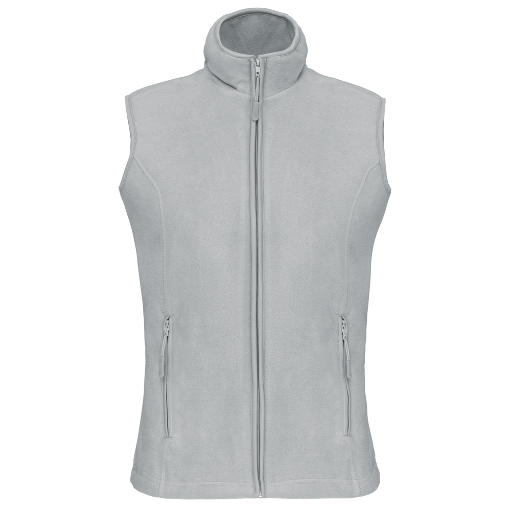 - Bodywarmer van microfleece dames - Snow Grey