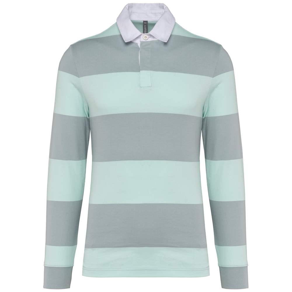 Light Grey / Ice Mint Stripes