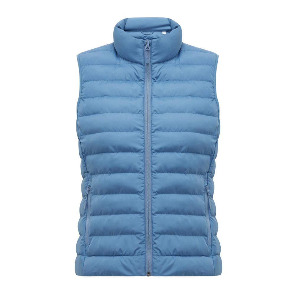 IQONIQ Meru dames gerecycled polyester bodywarmer - moon blue (± PMS 17-4029 TCX)