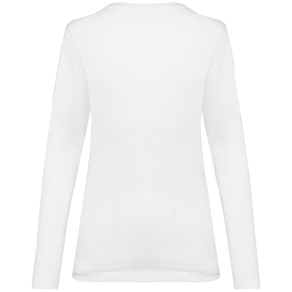 PK303 - Supima® dames-T-shirt ronde hals lange mouwen