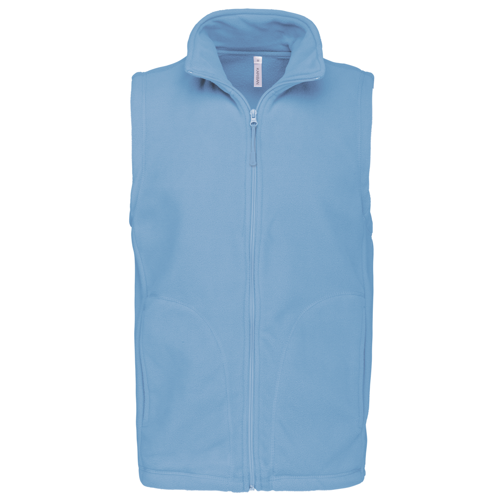 - Bodywarmer van microfleece heren - Sky Blue