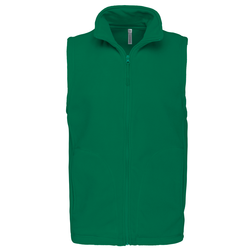- Bodywarmer van microfleece heren - Kelly Green