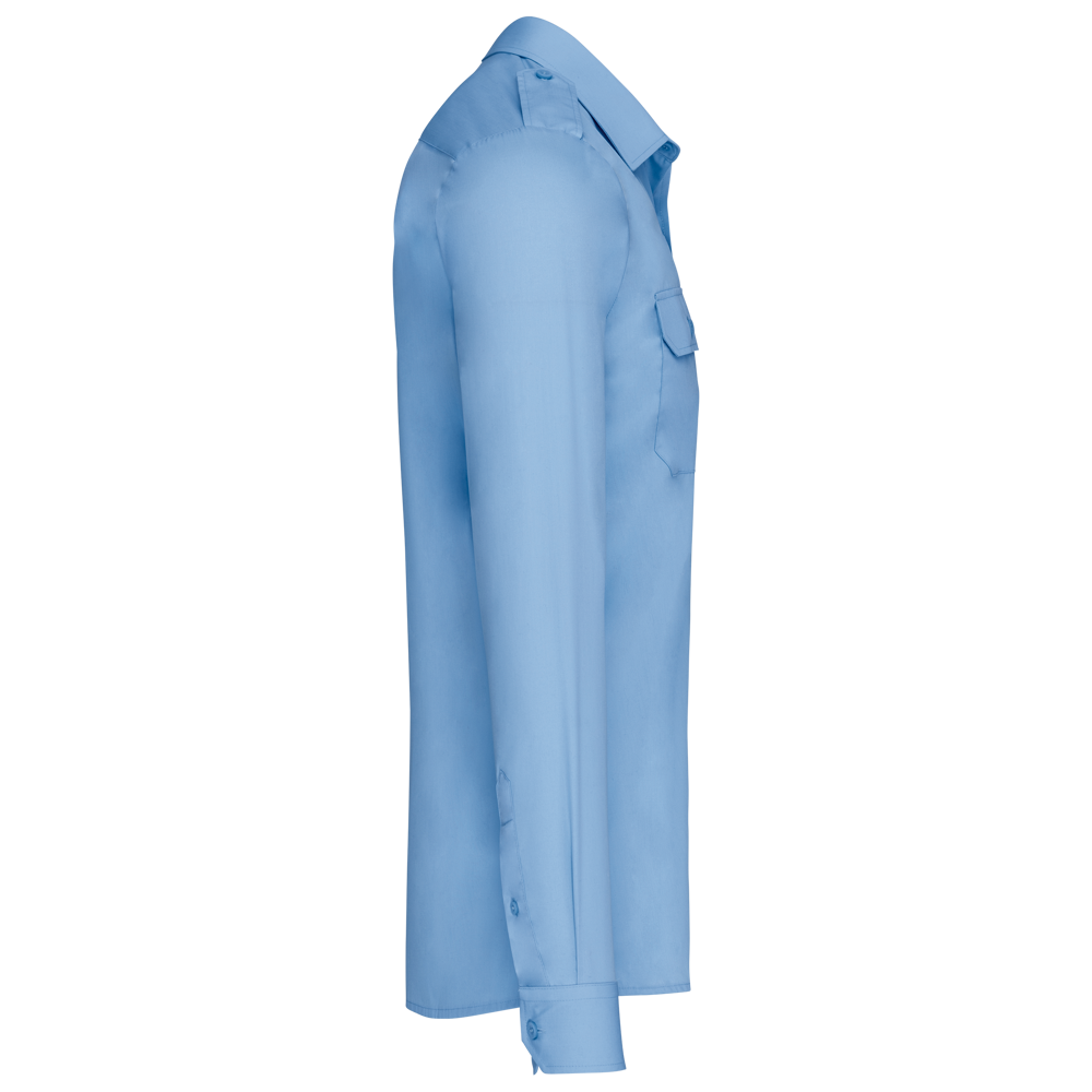 K505 - Herenpilootoverhemd lange mouwen