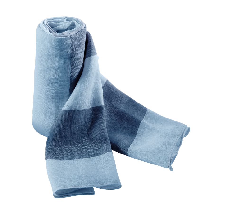 KP067 - Cheche - Sjaal - Ice Blue / Denim