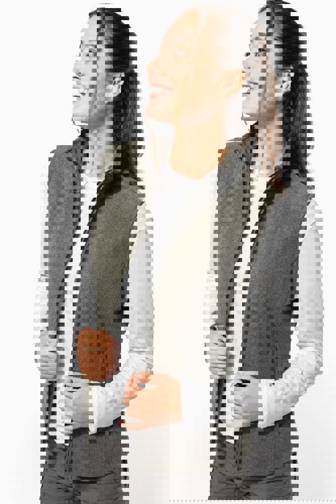 K906 - Bodywarmer van microfleece dames