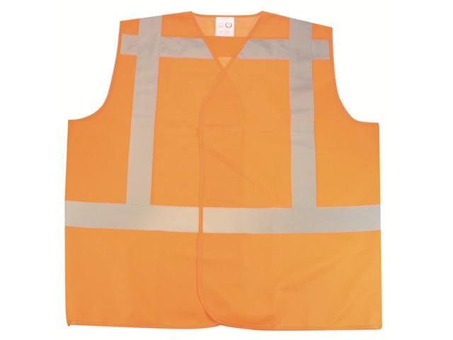Veiligheidsvest Polyester XL - EN17353 - Oranje (PMS 165c) / Oranje