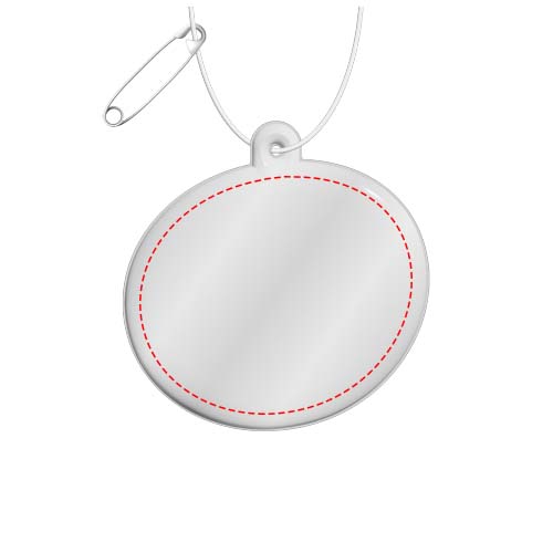 RFX™ H-09 ovale reflecterende pvc hanger