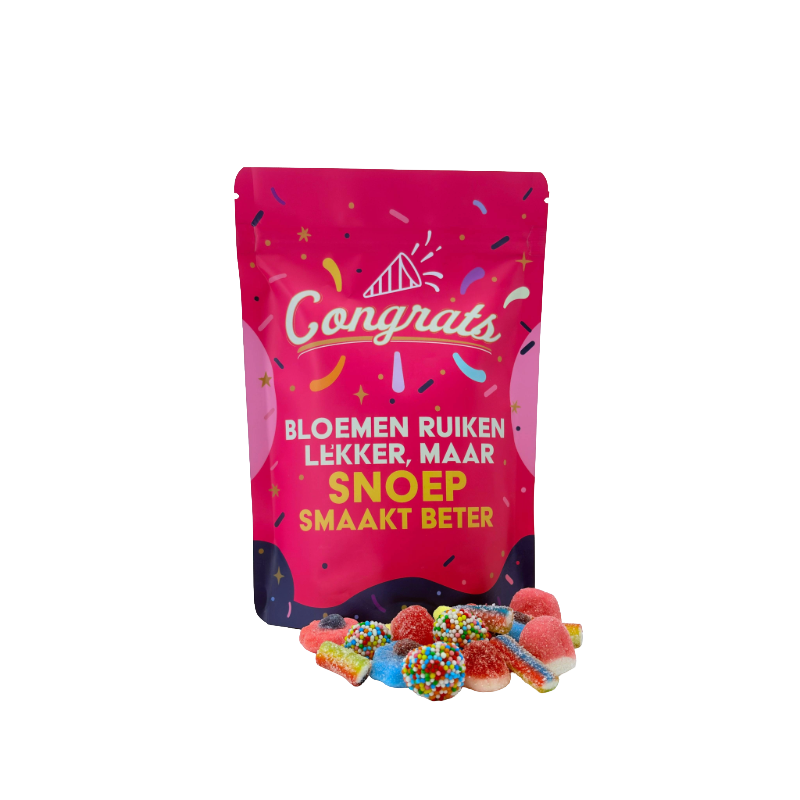 Gemengd snoep | gefeliciteerd | Stazak | 250g