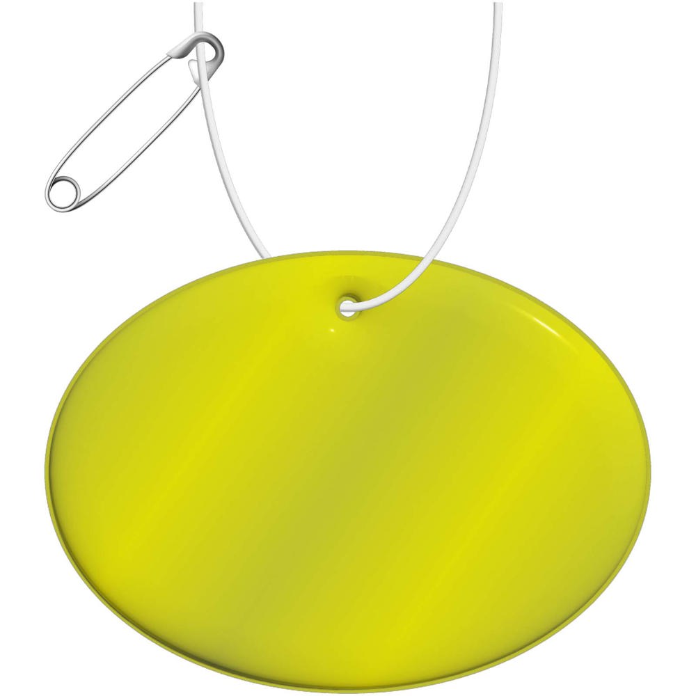 RFX™ H-16 ronde lichte reflecterende PVC hanger, groot — extra beeld