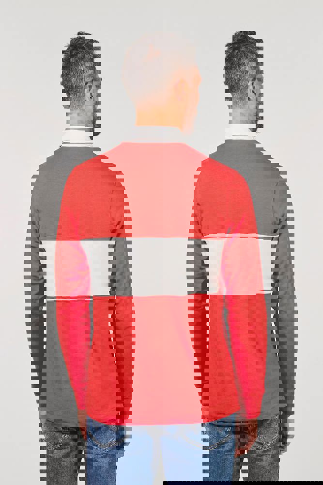 PA429 - Rugbypolo met lange mouwen