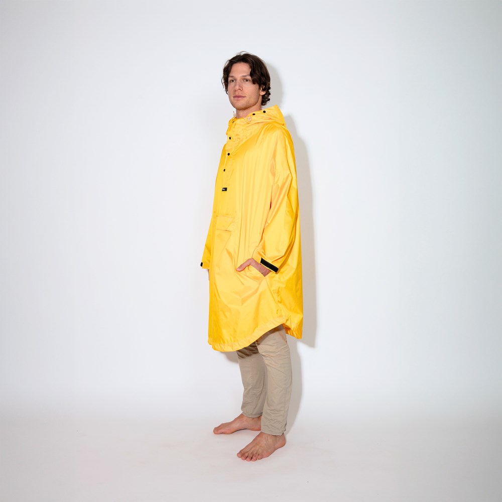 Regenjas - 100% Gerecycled Polyester - Geel