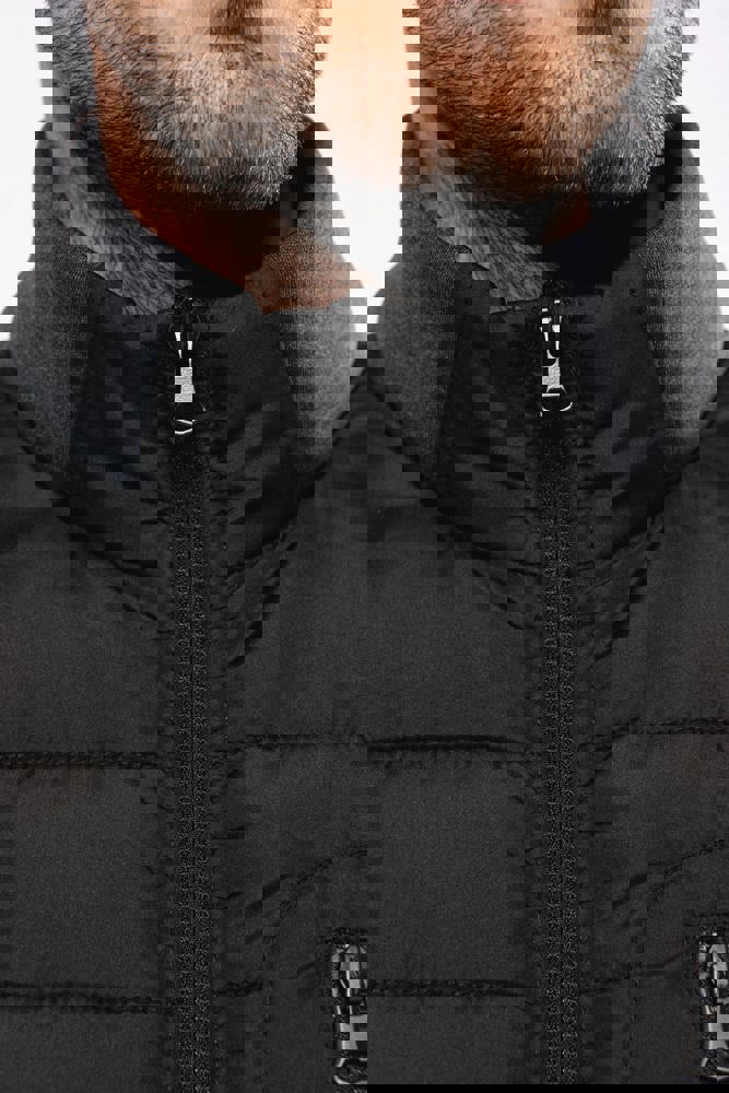 K6170 - Herenbodywarmer in twee stoffen