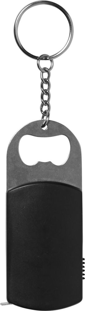 ABS sleutelhanger met flesopener Karen - Zwart