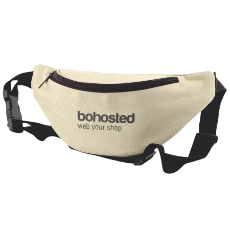 Heuptasje van polyester - beige