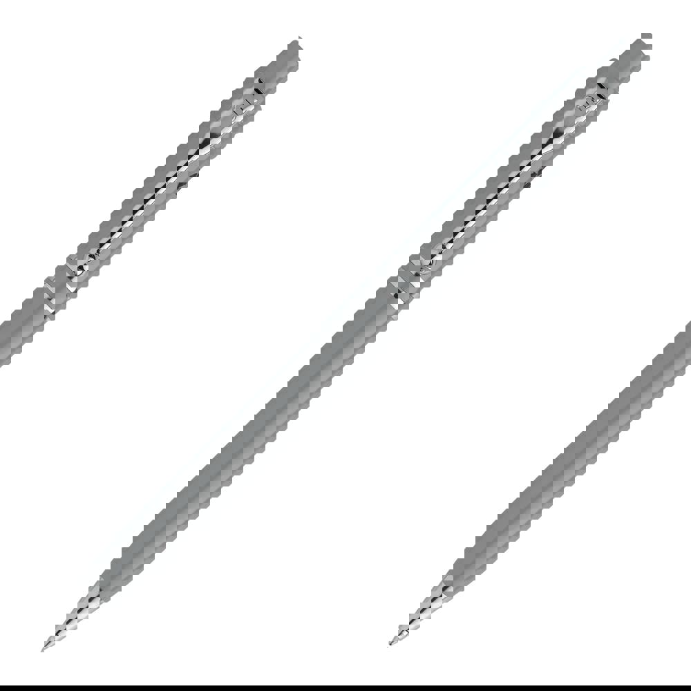 Balpen Raja Chrome recycled hardcolour - grijs