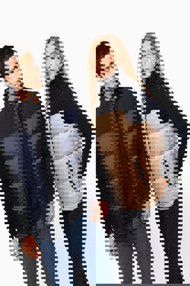 K6162 - Tweekleurige gewatteerde bodywarmer uniseks