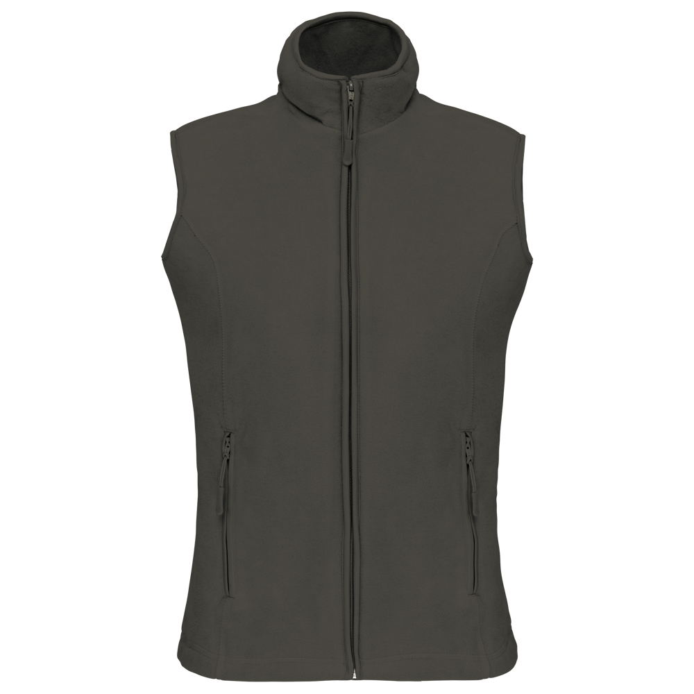 - Bodywarmer van microfleece dames - Green Olive