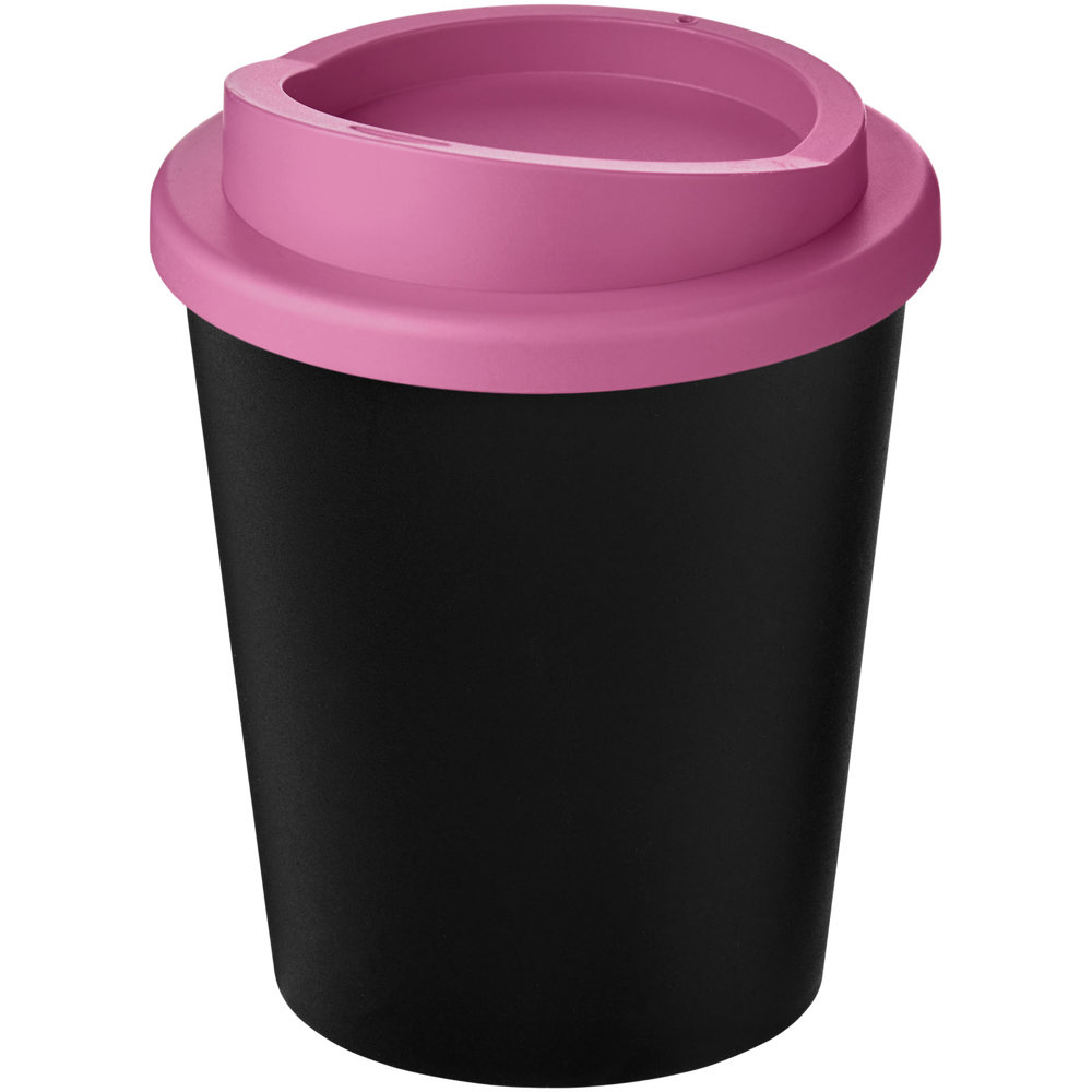 Americano® Espresso Eco 250 ml gerecyclede beker - Zwart, Magenta