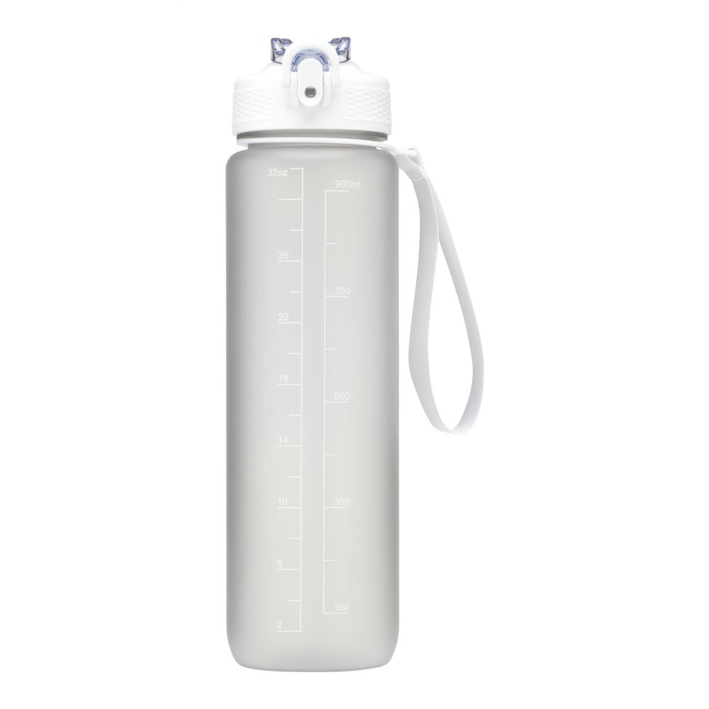 AquaSport RCS Recycled Water Bottle 1 L - Wit