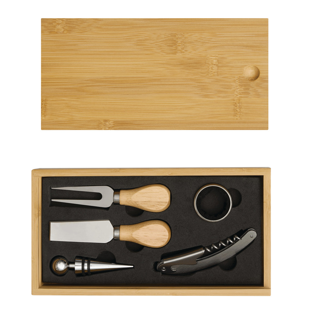 BAMBOO WINE - Wijn- en kaasset