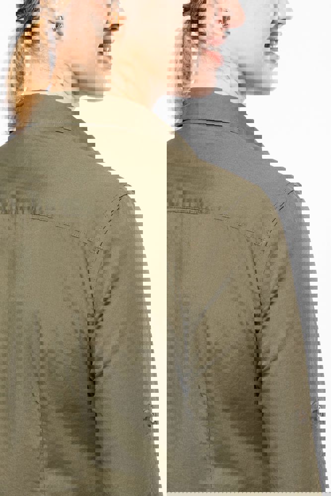 K591 - Damesoverhemd safari lange mouwen