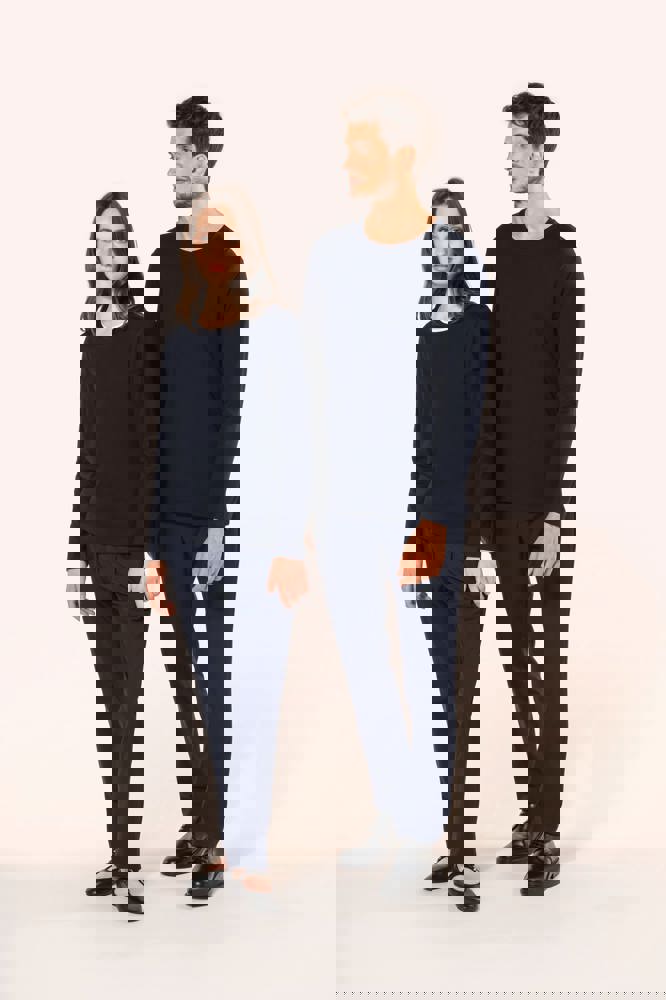 PK303 - Supima® dames-T-shirt ronde hals lange mouwen