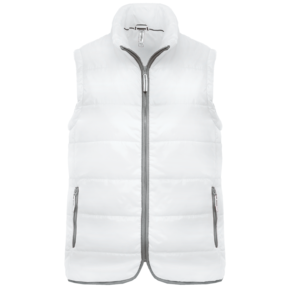 K6116 - Gewatteerde bodywarmer - White
