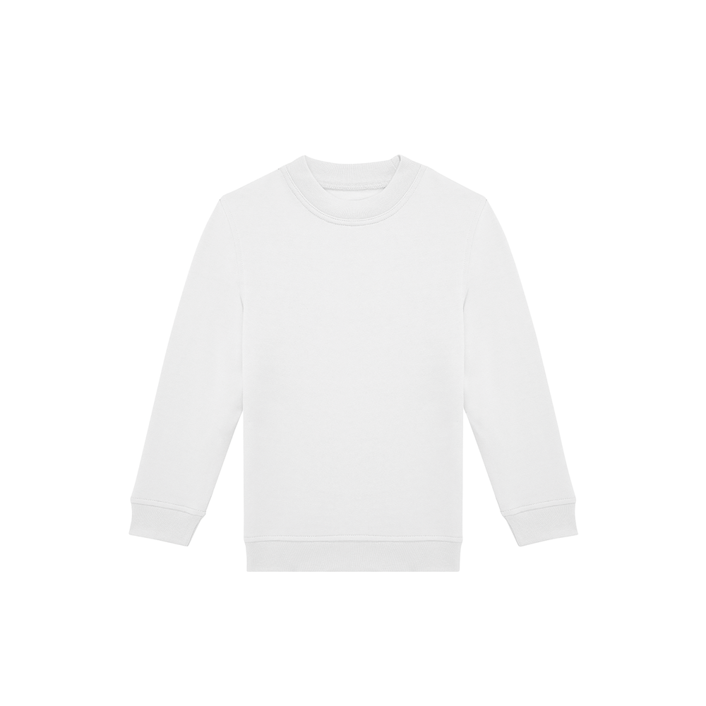 CGWK001 - Kinder sweater C ID.332, ronde hals - White