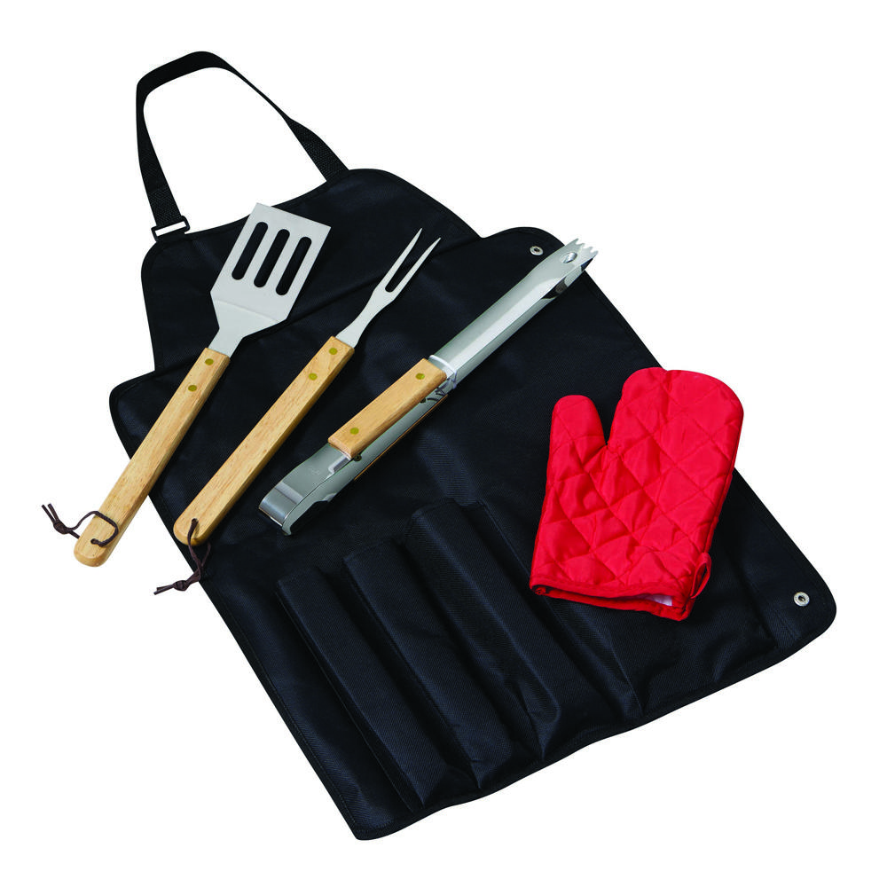 GREAT BBQ - BBQ-schort met BBQ-bestek