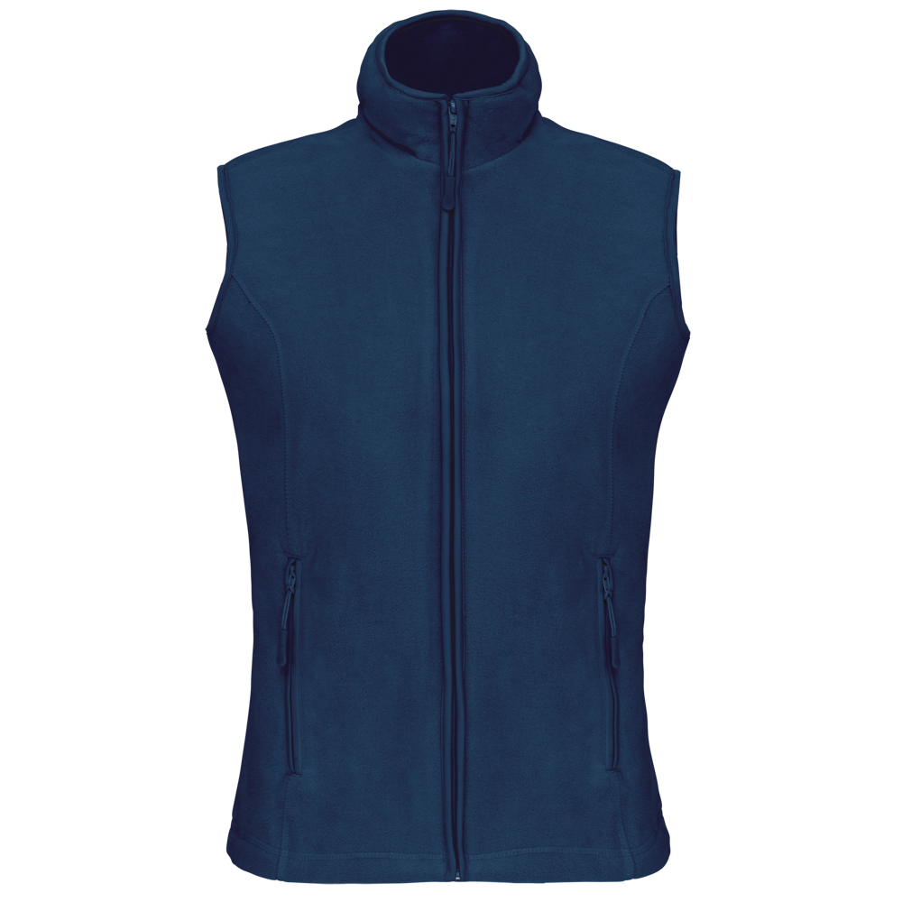 - Bodywarmer van microfleece dames - True Indigo