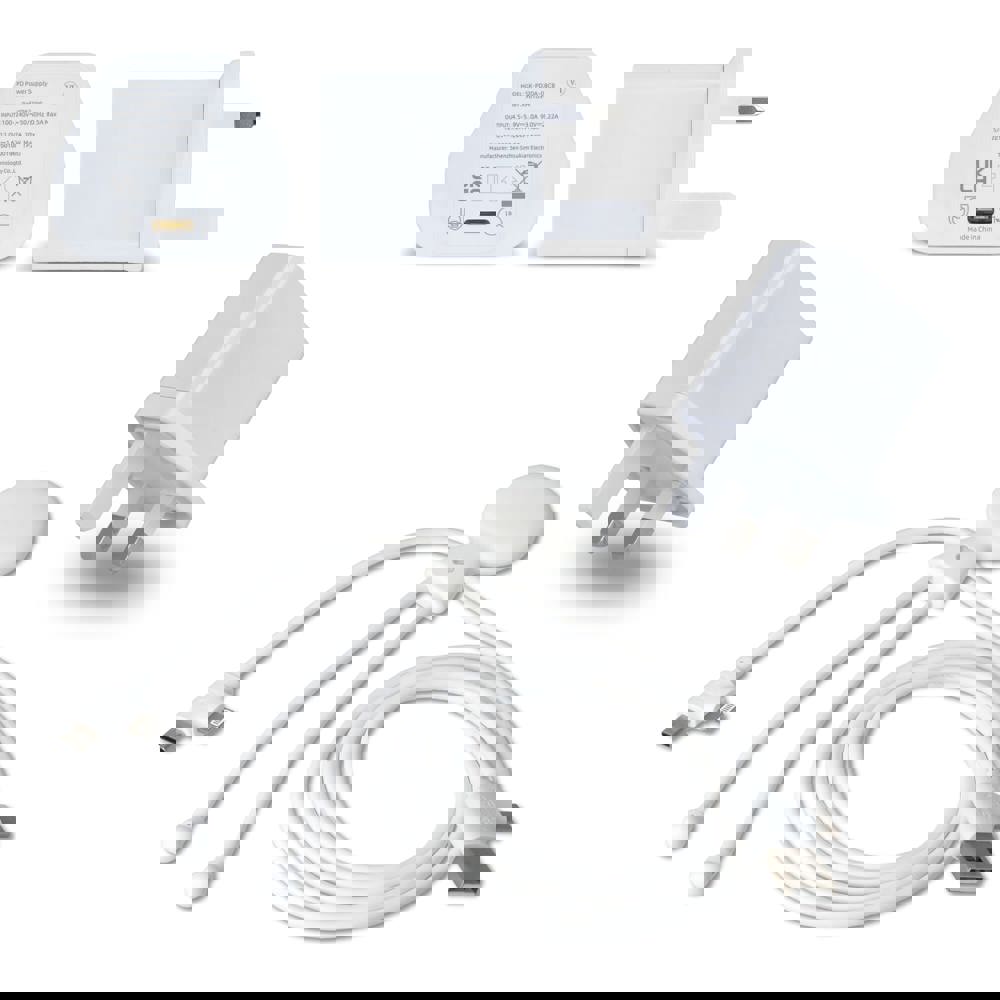 2090 - Xoopar Mr. Bio Long 60W Oplaadkabel + UK Plug Adapter 