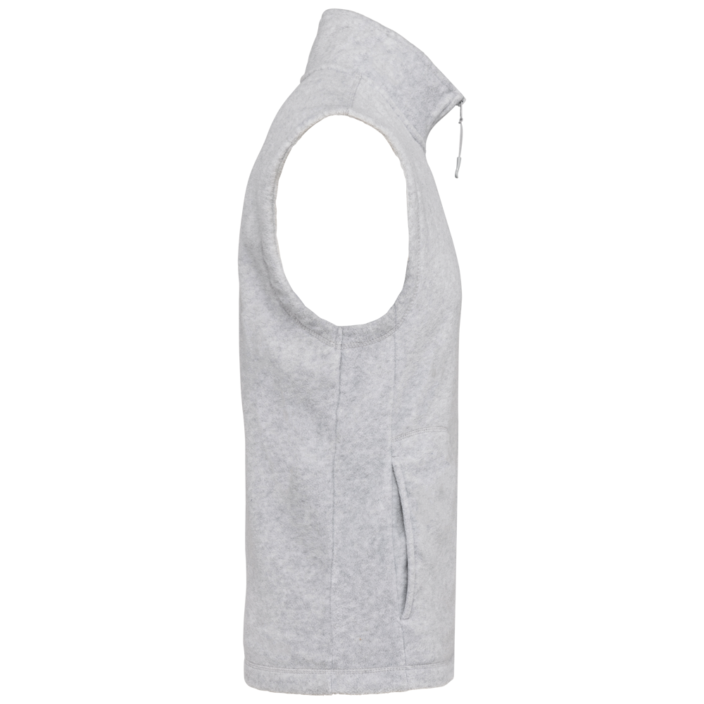 K913A - Bodywarmer van microfleece heren