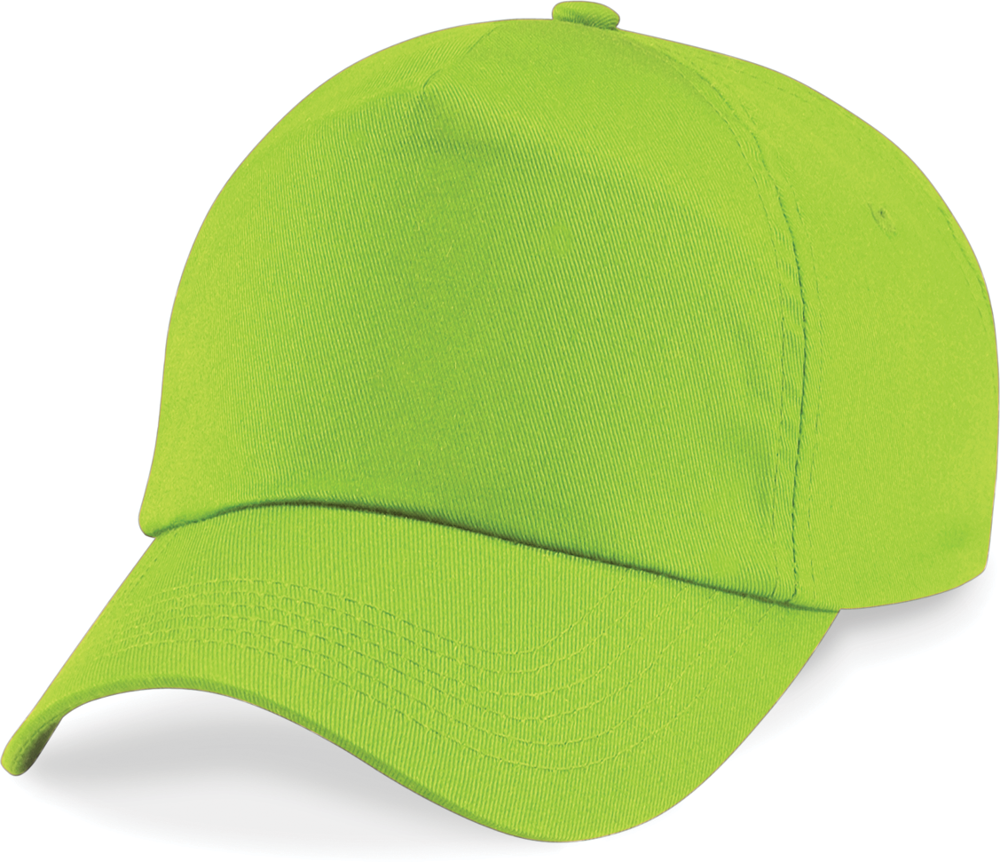 B10 - Original 5 panel cap - lime green