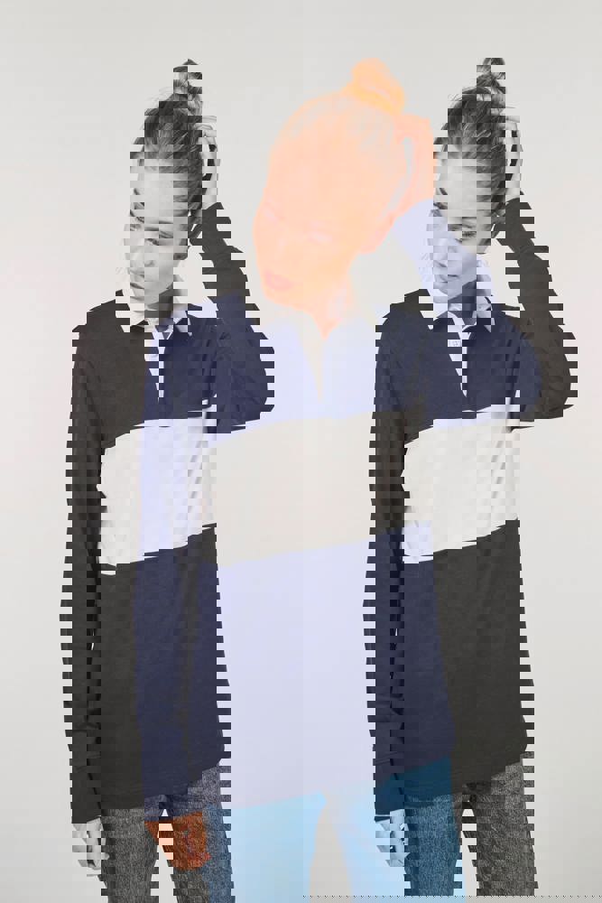 PA429 - Rugbypolo met lange mouwen