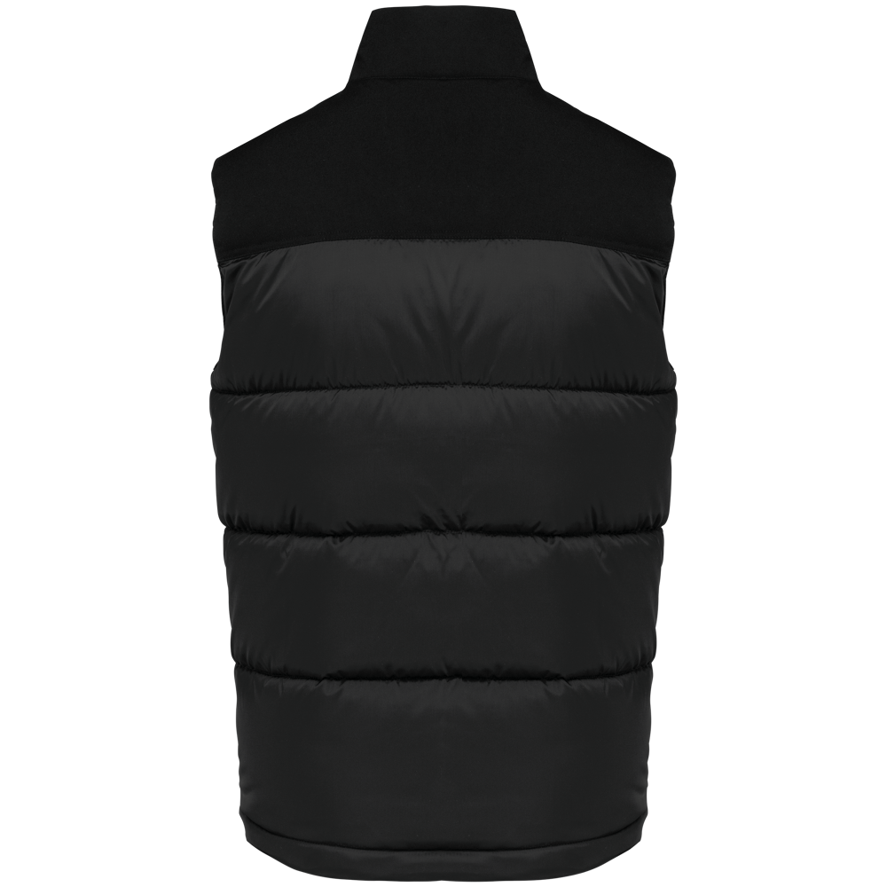 K6162 - Tweekleurige gewatteerde bodywarmer uniseks