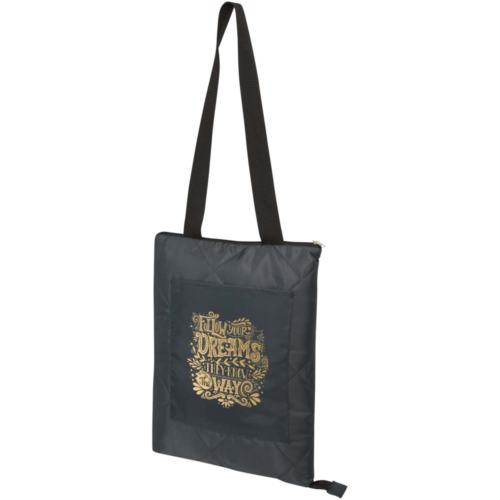 Clary picknickdeken van gerecycled GRS-polyester — extra beeld