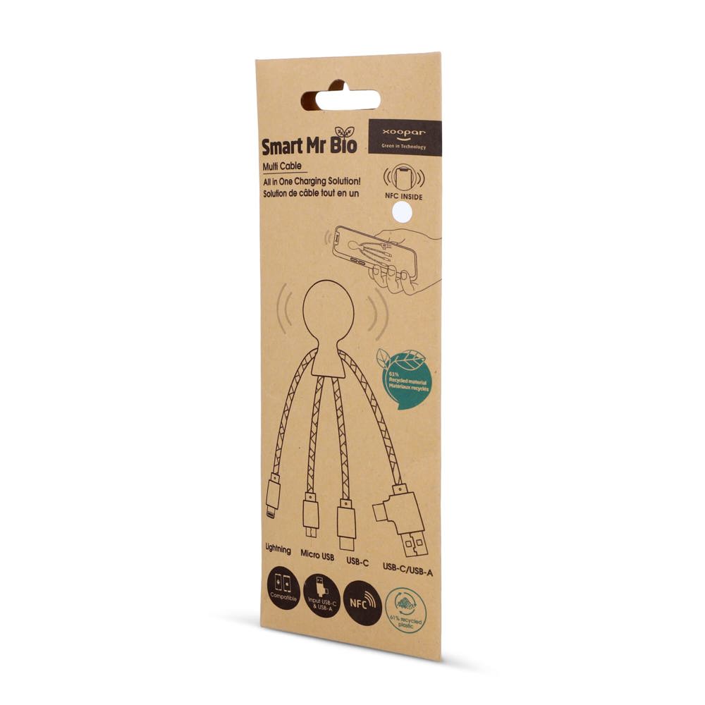 2099 | Xoopar Mr. Bio Smart Oplaadkabel met NFC