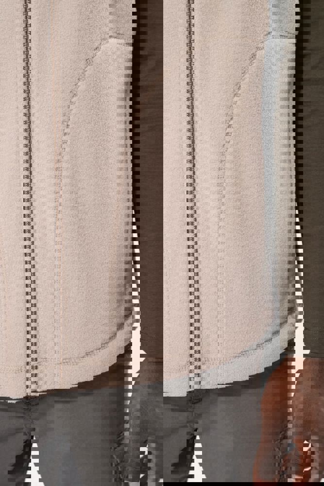 K913A - Bodywarmer van microfleece heren